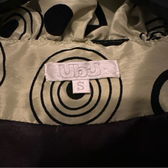 Ubu Jacket Size Small Green And Black Zipper And Snaps - Picture 3 of 9